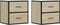 vidaXL - Nachtkastjes - 2 - st - wandgemonteerd - 40x31x39,5cm - sonoma - eikenkleur