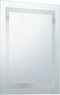 vidaXL - Badkamerspiegel - LED - met - aanraaksensor - 60x100 - cm