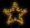 vidaXL - Kerstverlichting - met - ster - 115 - LED's - 85 - cm