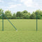 vidaXL - Hekpalen - met - Spie - 7 - stuks - Ø32 - mm - 160 - cm - Gegalvaniseerd - Staal