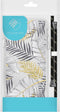 iMoshion Hoesje Geschikt voor iPhone 12 Pro / 12 Hoesje Met Koord - iMoshion Design Hoesje met Koord - Goud / Zwart / Transparant / Glamour Botanic