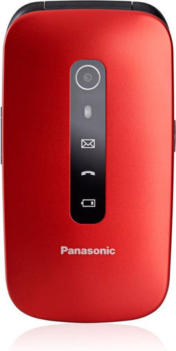 Panasonic KX-TU550 - Telefoon 4G - 2,8" Scherm 1,2 MP Camera - Rood