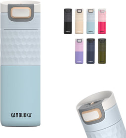 Kambukka Etna Grip Thermosbeker - 500 ml - 9 uur warm 18 uur koud - Breezy Blue