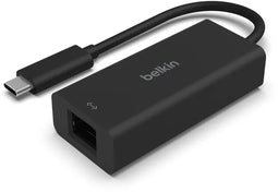 Belkin USB-C-naar-2,5 Gb Ethernet-adapter - 2,5 Gb/s snelheid - Zwart