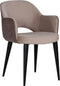 Richmond Stoel Giovanna Met Armleuning Quartz Khaki Alaska Stone