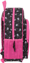 Kuromi - Schoolrugzak - Ergonomische bekleding - Zwart Fuchsia 33 x 42 x 14 cm