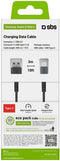 SBS TECABLETC3MTK - USB-A - USB-C 3m kabel - Snelladen en gegevensoverdracht - Zwart