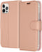 Accezz iPhone 12 - Flip cover - Krasbestendig Schokbestendig - Rosé Goud