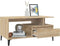 vidaXL - Salontafel - 90x49x45 - cm - bewerkt - hout - sonoma - eikenkleurig