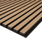 tectake® Akoestische Panelen - Set van 4 - Geluidsisolatie - 60 x 120 cm - Eiken (set van 4)