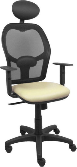 Bureaustoel met hoofdsteun P&C B10CRNC Crème