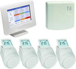 Honeywell EvoHome - Radiatorpakket Wi-Fi - Zoneregelsysteem voor 4 zones (4 stuks)