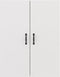 vidaXL - Hangkast - 69,5x34x90 - cm - bewerkt - hout - wit