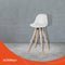 Alterego Mini Tatami - Witte Barkruk - 42x42x85cm