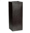 Capi Europe - Bloempot rechthoek Terrazzo - 35x35x78 - Zwart - Bloempot voor buiten - FIT952
