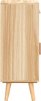 vidaXL - Dressoir - met - lades - 60x30x75,5 - cm - bewerkt - hout
