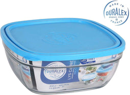 DURALEX vierkante kom 23 cm LYS en deksel