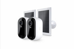 Arlo Essential 2K - Outdoor Camera - 2-pack + 2 zonnepanelen (2 stuks)