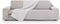 Bankhoes Eysa SILVER Lichtgrijs 260 x 270 cm