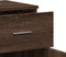 vidaXL - Dressoir - 79x38x80 - cm - bewerkt - hout - bruin - eikenkleur