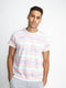 Petrol Industries - Heren T-shirt - Gestreept - Oranje - Maat L