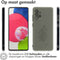 imoshion Hoesje Geschikt voor Samsung Galaxy A52 (4G) / A52s / A52 (5G) Hoesje Siliconen - imoshion Design hoesje - Meerkleurig / Floral Green