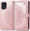 imoshion Hoesje Geschikt voor Oppo Find X5 Pro 5G Hoesje Met Pasjeshouder - imoshion Mandala Bookcase - Rosé Goud