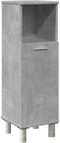 vidaXL - Badkamerkast - 30x30x95 - cm - spaanplaat - betongrijs