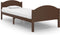 vidaXL - Bedframe - massief - grenenhout - donkerbruin - 90x200 - cm
