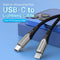 Vention TACHF - USB-C naar Lightning MFi-kabel 3A 1m - Grijs