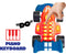 Silverlit My Countdown Racer - Speelgoedvoertuig - Leer tellen in 7 talen - Blauw (3 stuks)