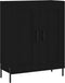 vidaXL - Dressoir - 69,5x34x90 - cm - bewerkt - hout - zwart