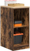 vidaXL - Garagekast - 40x51x85 - cm - massief - grenenhout - gerookt - eiken