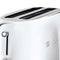 Smeg TSF02SSEU - Broodrooster - 1500W 2 sleuven 6 bruining-niveaus - Chroom