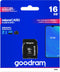 Goodram M1AA-0160R12 - MicroSD 16GB - UHS-I Class 10 tot 100 MB/s - Zwart