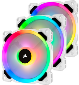 Corsair LL120 RGB LED - Ventilator 120mm - 3x 36dB(A) Wit (3x)