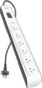 Schuko 6 Way Multi-socket Adapter Belkin BSV603VF2M