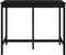 vidaXL - Bartafel - 140x80x110 - cm - massief - grenenhout - zwart