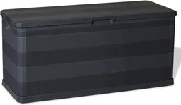 vidaXL - Tuinbox - 117x45x56 - cm - zwart