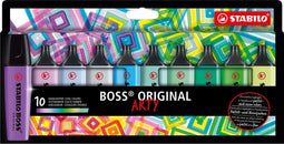 Markeerstift stabilo boss arty cool kleuren - 5 stuks