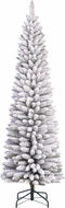 Black Box Kunstkerstboom Jurva - 91x91x260 cm - PVC - Besneeuwd,Groen