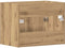 vidaXL - Wastafelkast - 60x38,5x46 - cm - bewerkt - hout - artisanaal - eikenkleur