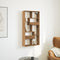 vidaXL - Wandkast - 50x15x100 - cm - bewerkt - hout - artisanaal - eikenkleurig