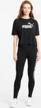 PUMA ESS Graphic - Dames Legging - Elastische band - Zwart