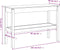 vidaXL - Wandkast - 110x40x75 - cm - massief - grenenhout - honingbruin