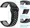 iMoshion Bandje Geschikt voor Garmin Vivoactive 3 / Venu / Forerunner 245 - iMoshion Siliconen sport bandje - Zwart