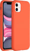 Accezz iPhone 11 - Liquid Silicone Backcover - Schokabsorberend - Nectarine