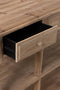 J-Line console 6 Laden - hout - naturel