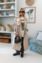 Colourful Rebel Kaia Trench Coat - Oversized fit - Knoopsluiting - Maat S