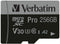 Verbatim Pro - microSDXC 256GB - UHS-Class 3 - 4K-video-ondersteuning (incl. SD-adapter)